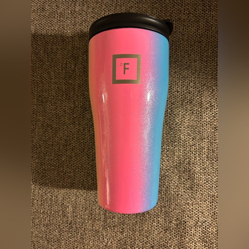 Iron Flask 20 ounce insulated rainbow tumbler